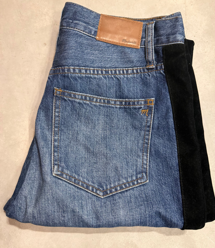 Madewell straight jeans – mid blue