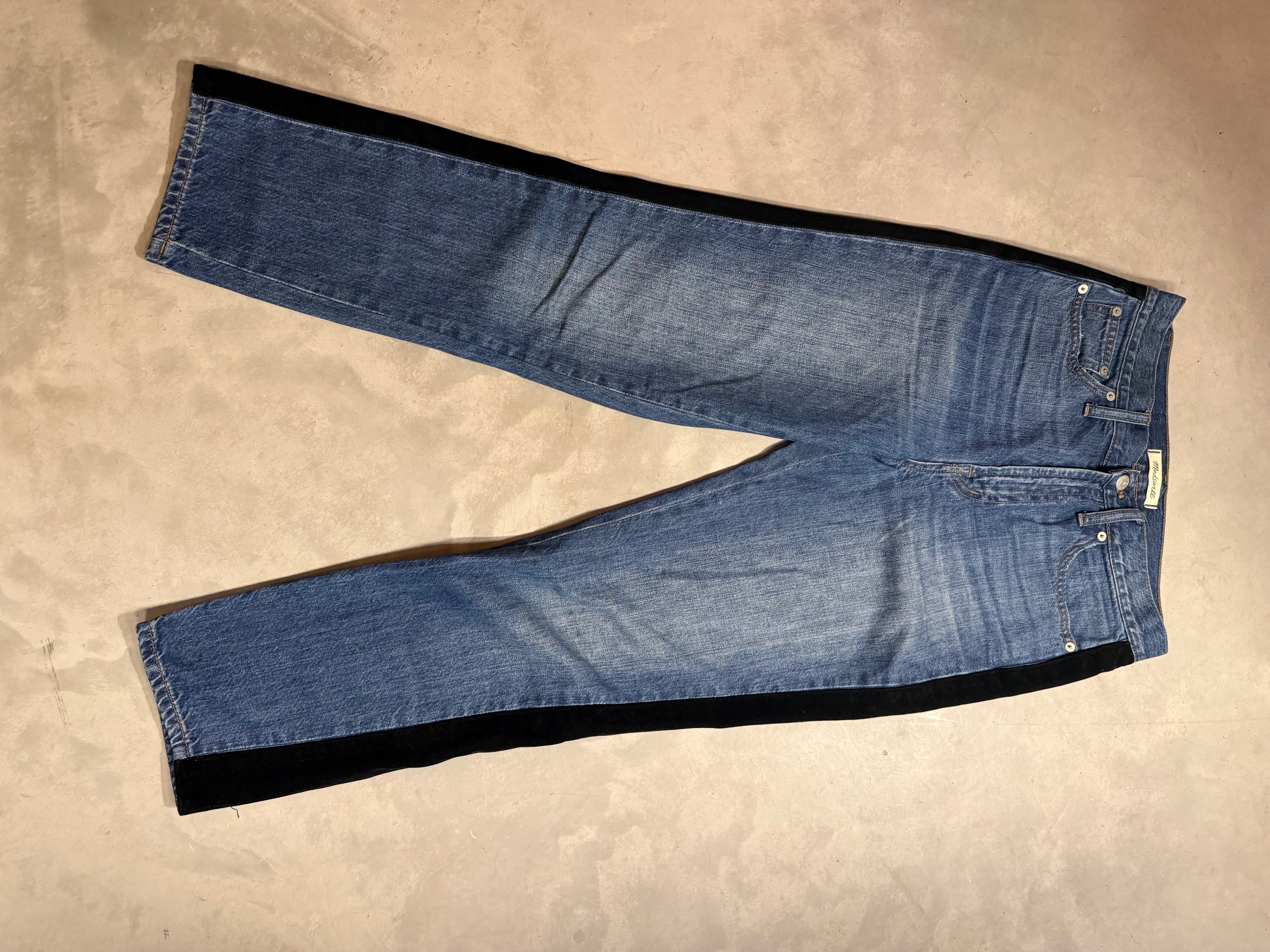Madewell straight jeans – mid blue