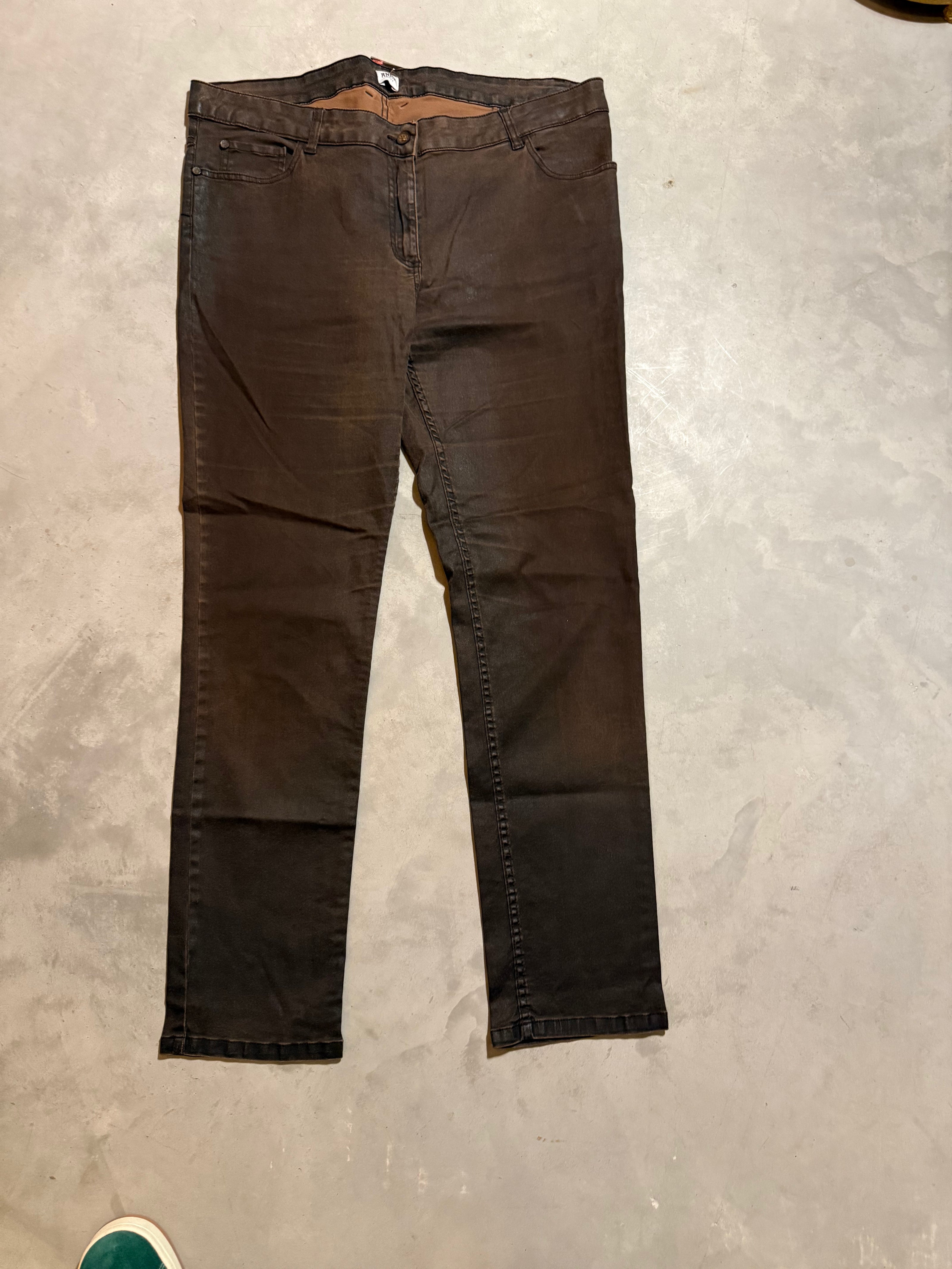 Bruine jeans – Anna maat 46