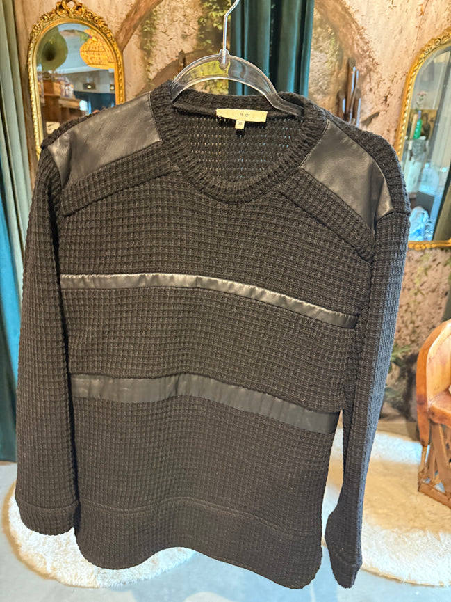 IRO trui met lamsleren details