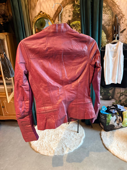 Ginger leren jas – maat XS