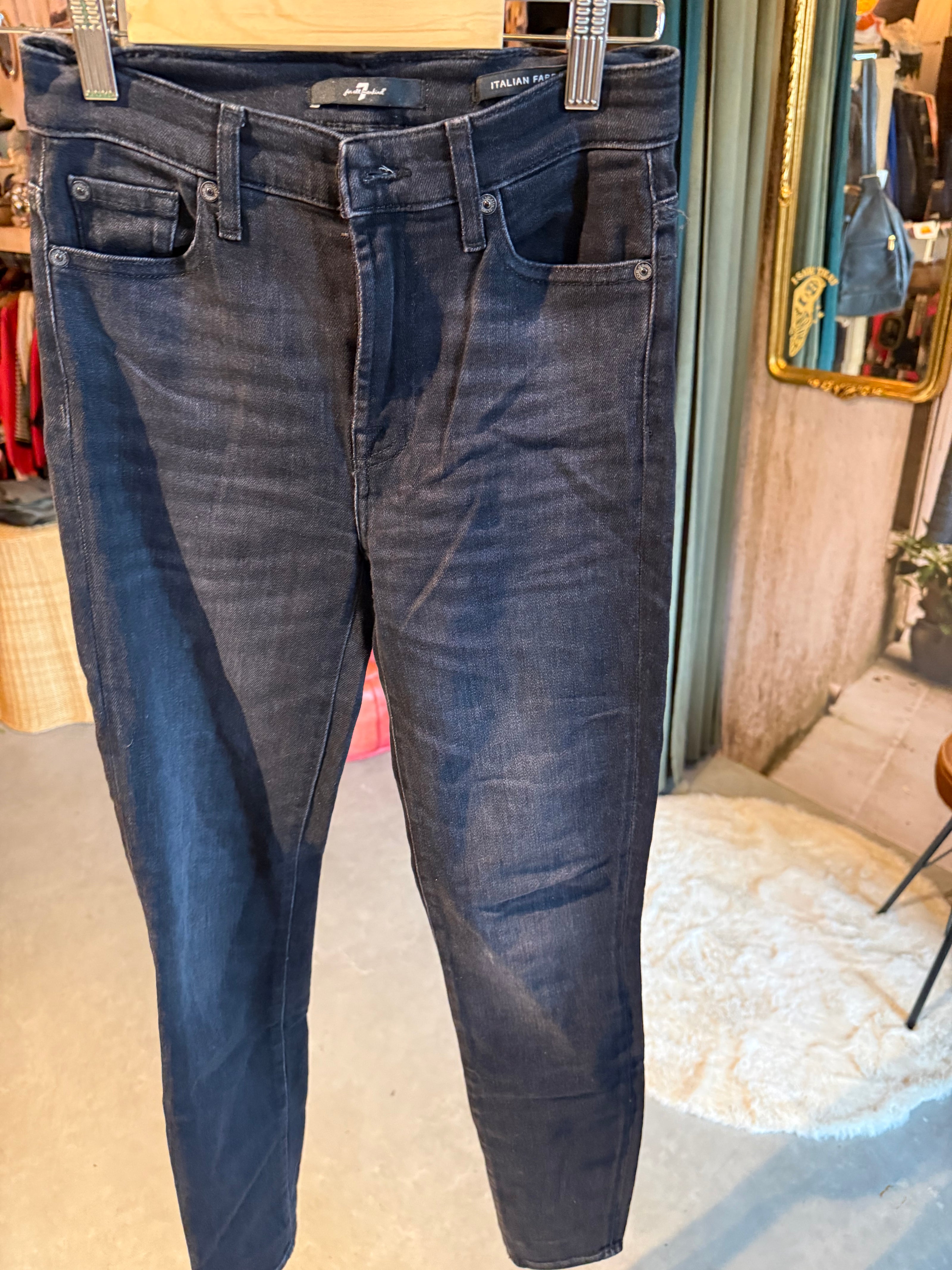 7 For All Mankind zwarte jeans – maat 25