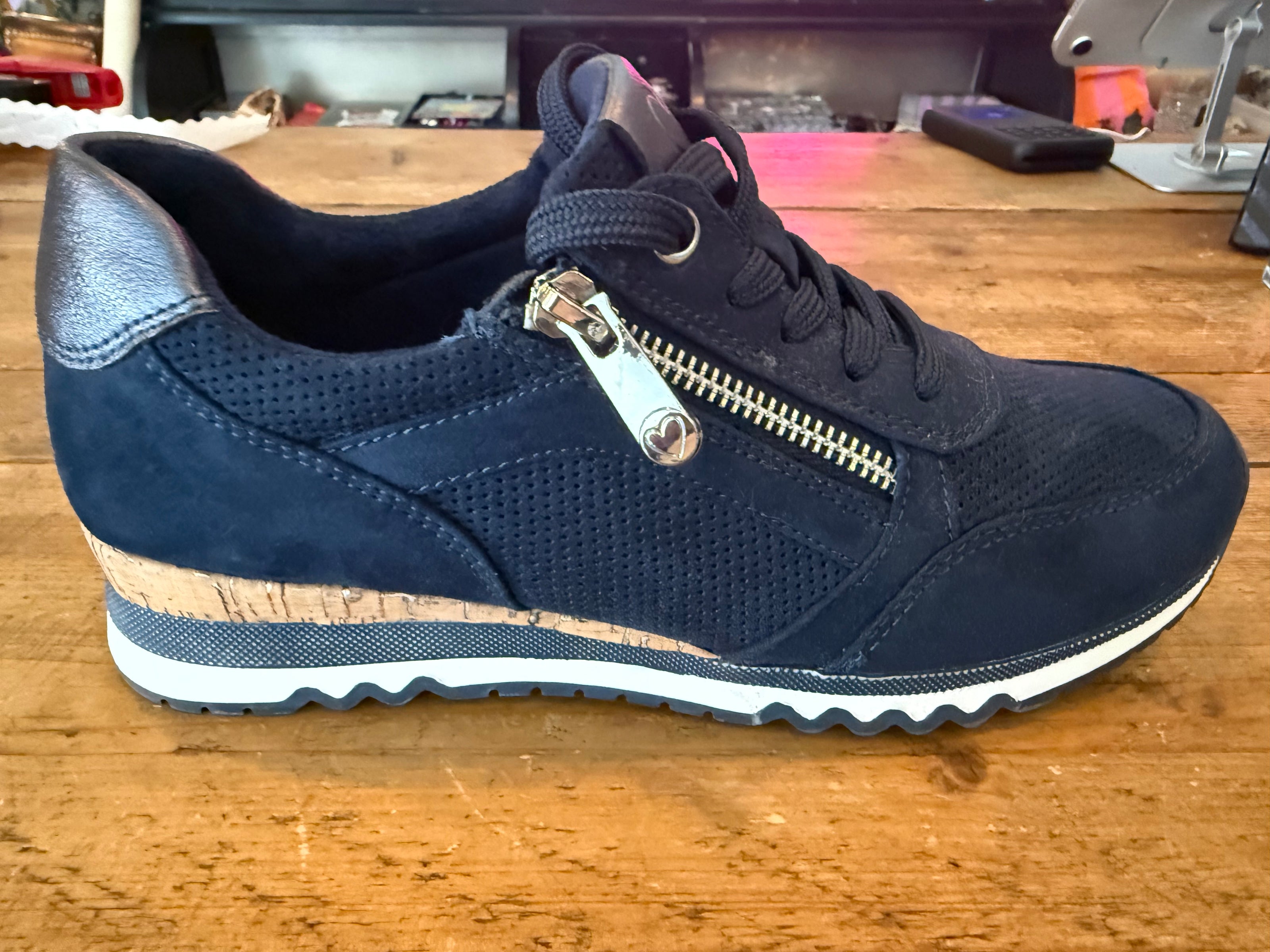 Marco Tozzi sneaker – donkerblauw | maat 37