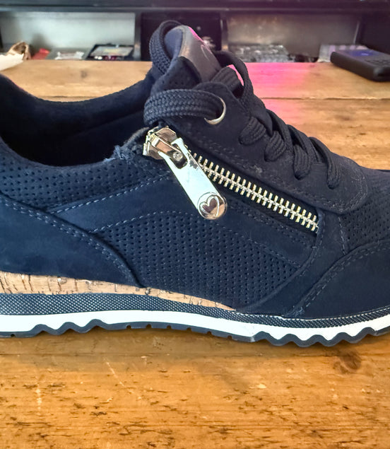Marco Tozzi sneaker – donkerblauw | maat 37