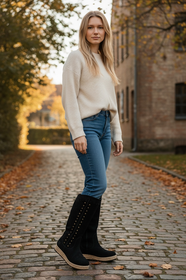 Walk in the Park laarzen – zwart | maat 39