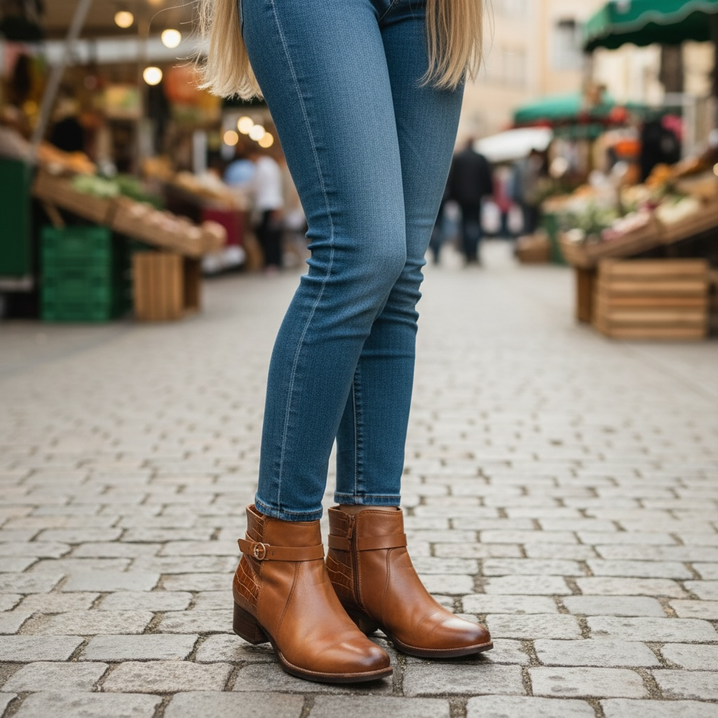 Tamaris enkellaarsjes – maat 38