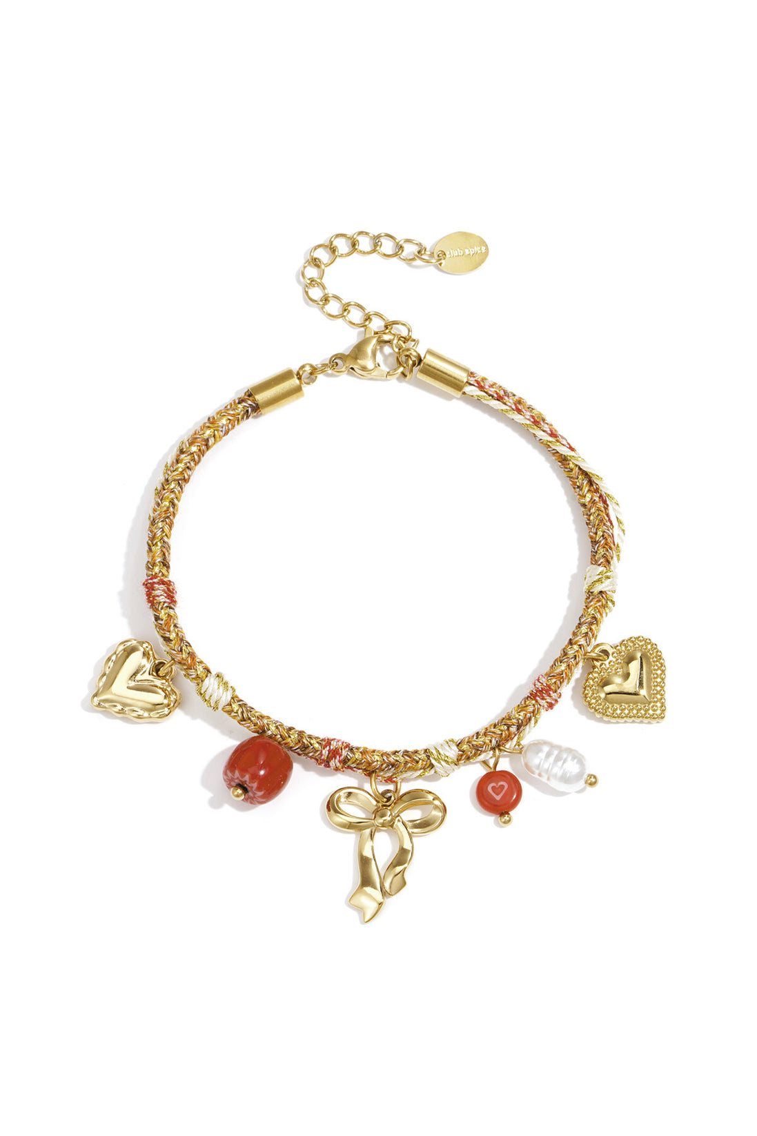Stainless Steel Charm Bracelets Heart Casual Daily Simple Series Women's jewelry