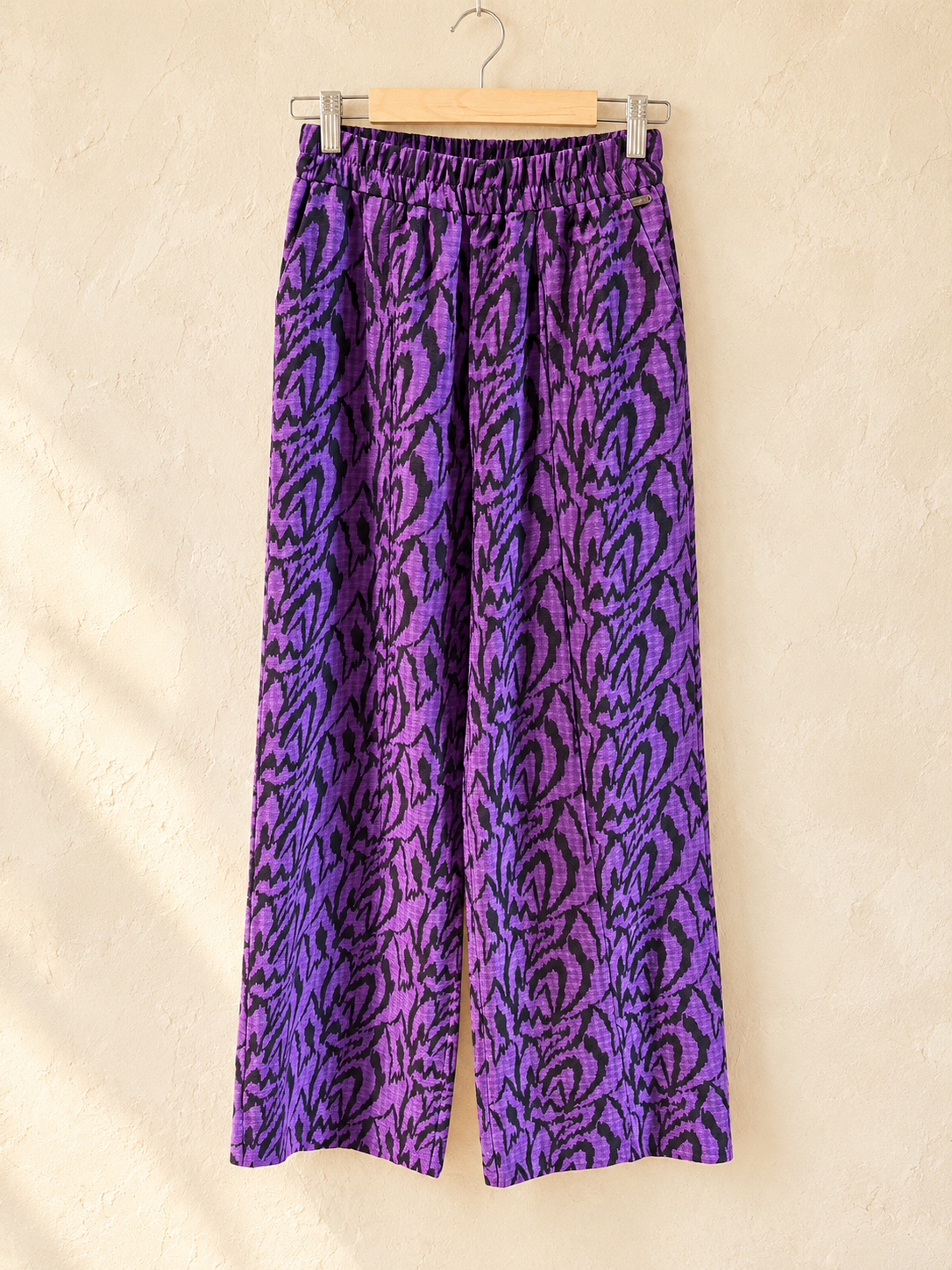 Ambika paarse broek met animalprint – maat S/M