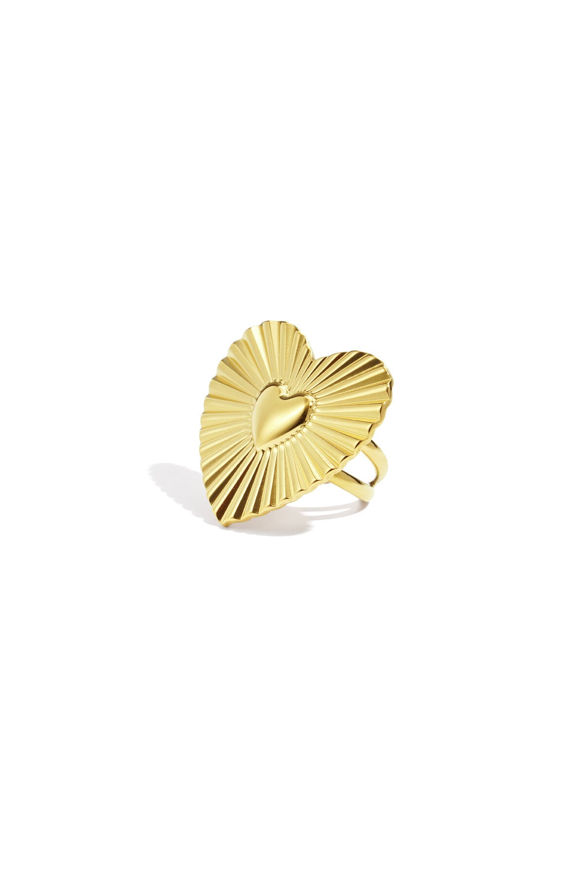 Stainless Steel Statement Rings Heart Casual Daily Simple Series Women's jewelry