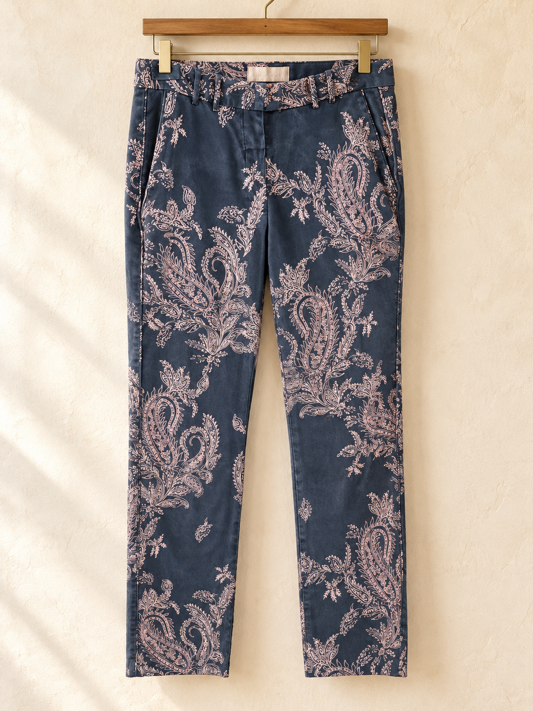 Gustav broek met paisleyprint maat 36 – boetiekfoto