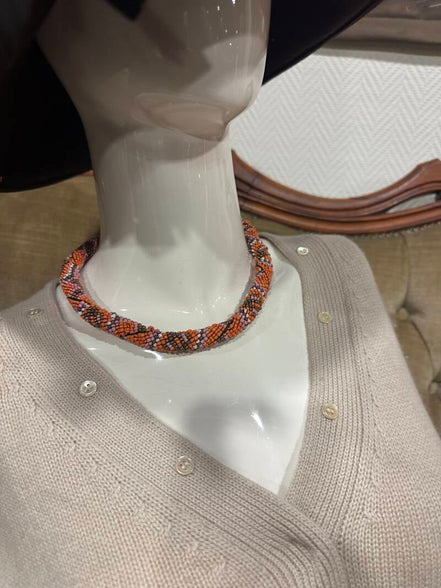 Gehaakte kralenketting