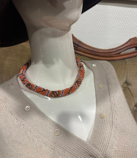 Gehaakte kralenketting