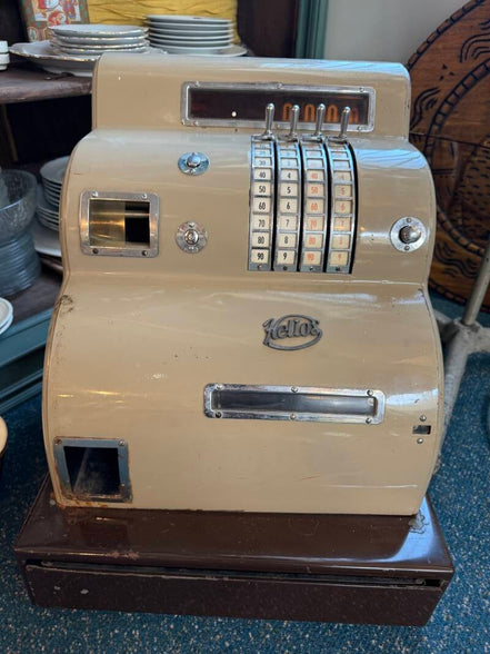 Prachtige oude kassa