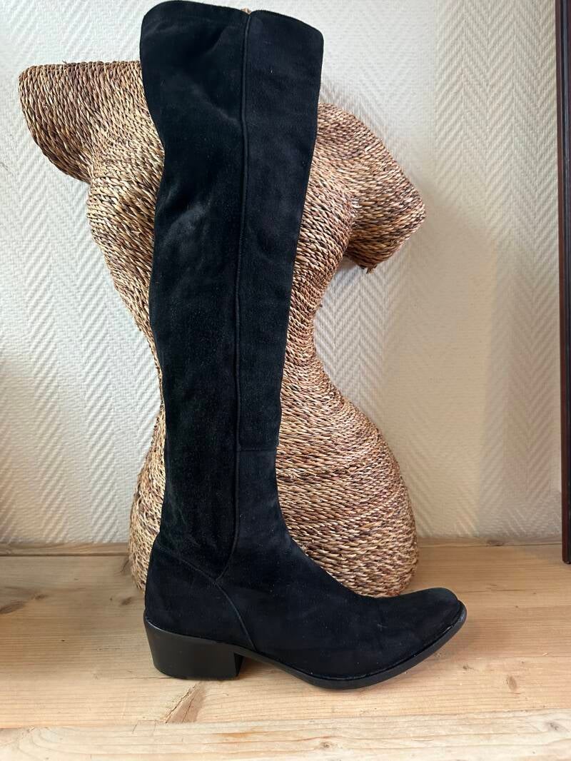 Overknee laarzen suede — 37,5