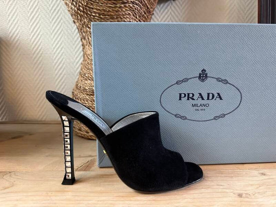 Prada rhinestone mule Sera — Prada / 37