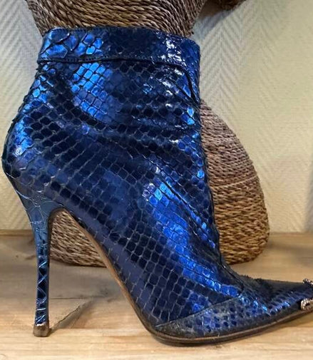 Blauwe enkellaarzen Gianmarco Lorenzi — 37 / Gianmarco Lorenzi