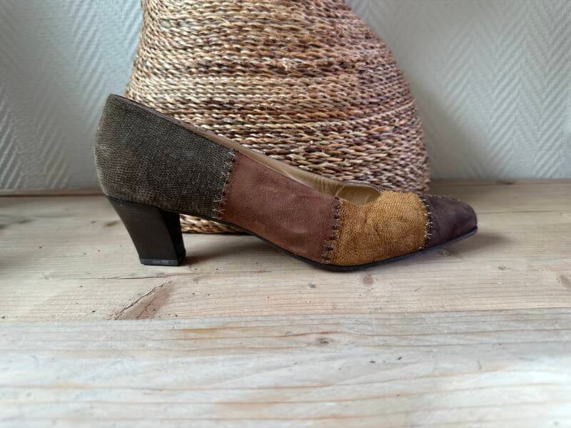 Vintage patchwork pumps Valbrenta — 40 / Valbrenta
