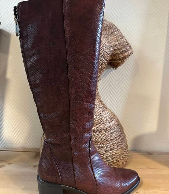 Viguera snakeskin boots — 39 / Viguera