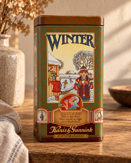 Kanis & Gunnink koffieblik – winter