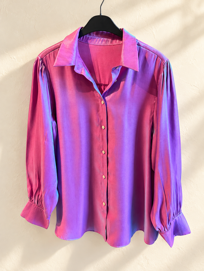 Madness roze blouse met glans