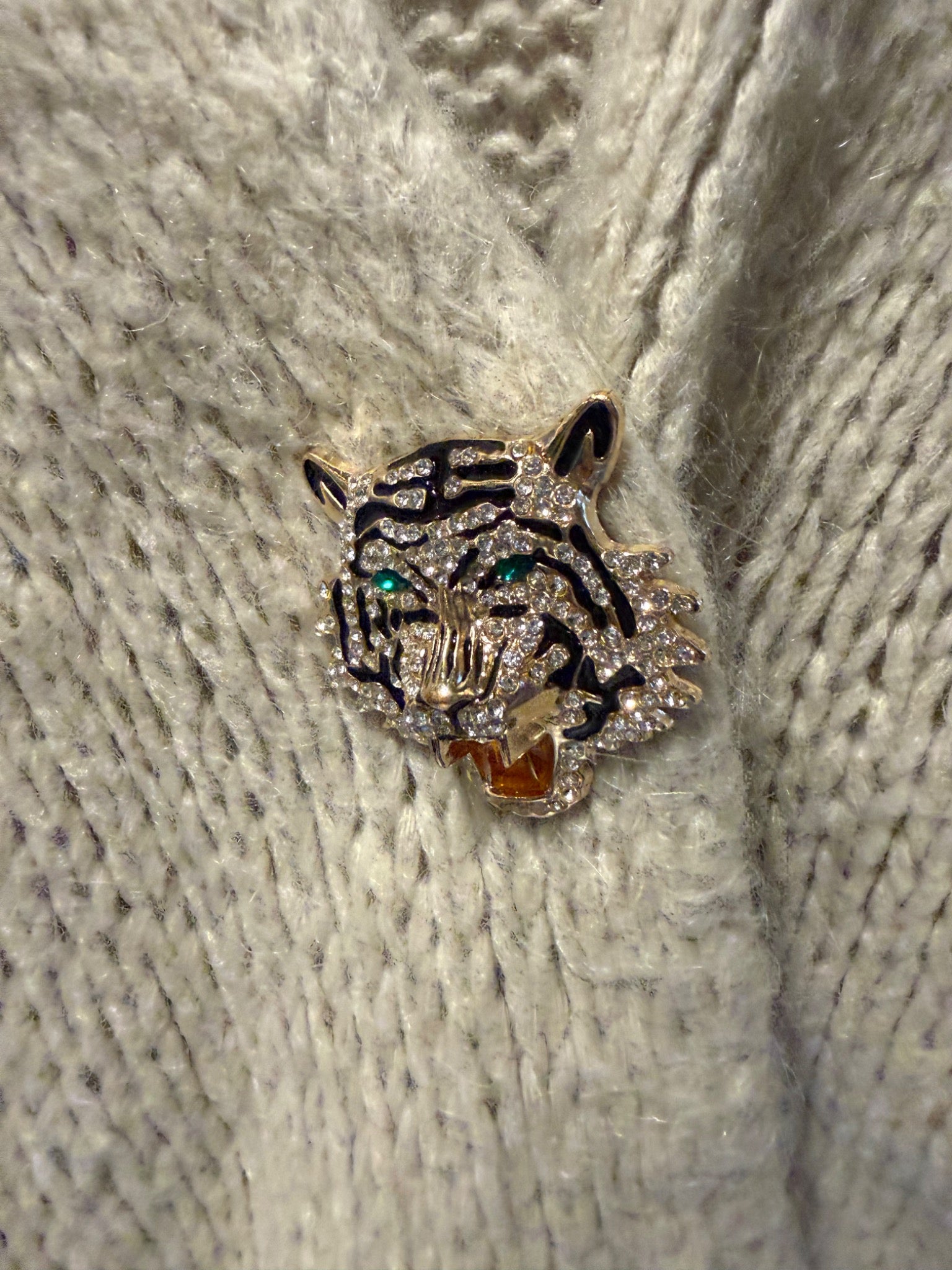 Nayyar vest tijgerdetail