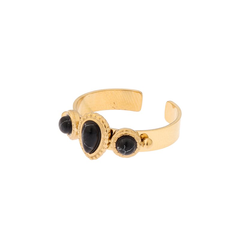 Biba ring – zwart – 7165MIX01
