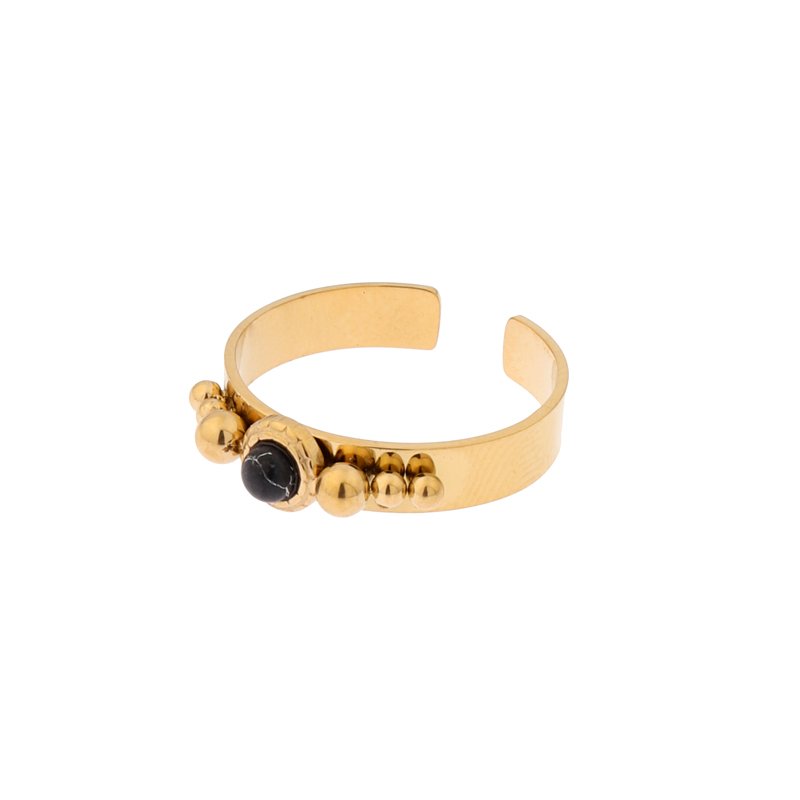 Biba ring – zwart – 7166MIX01