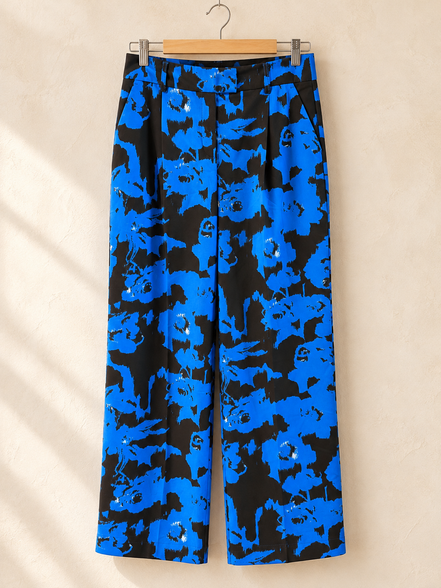 Vero Moda pantalon blauw zwart maat 38 – boetiekfoto