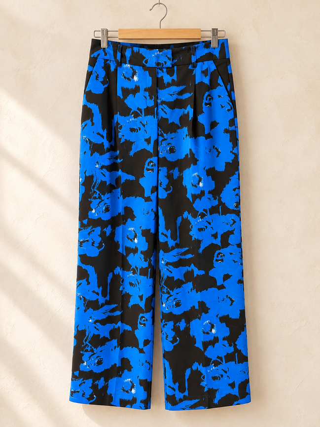 Vero Moda pantalon blauw zwart maat 38 – boetiekfoto